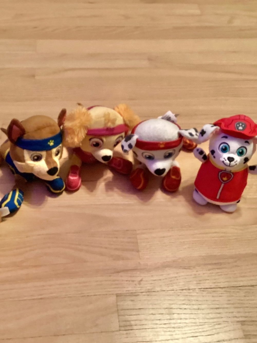 Paw Patrol All Stars Sports Plush Lot - Chase Skye Marshall 5-Piece Toy Bundle